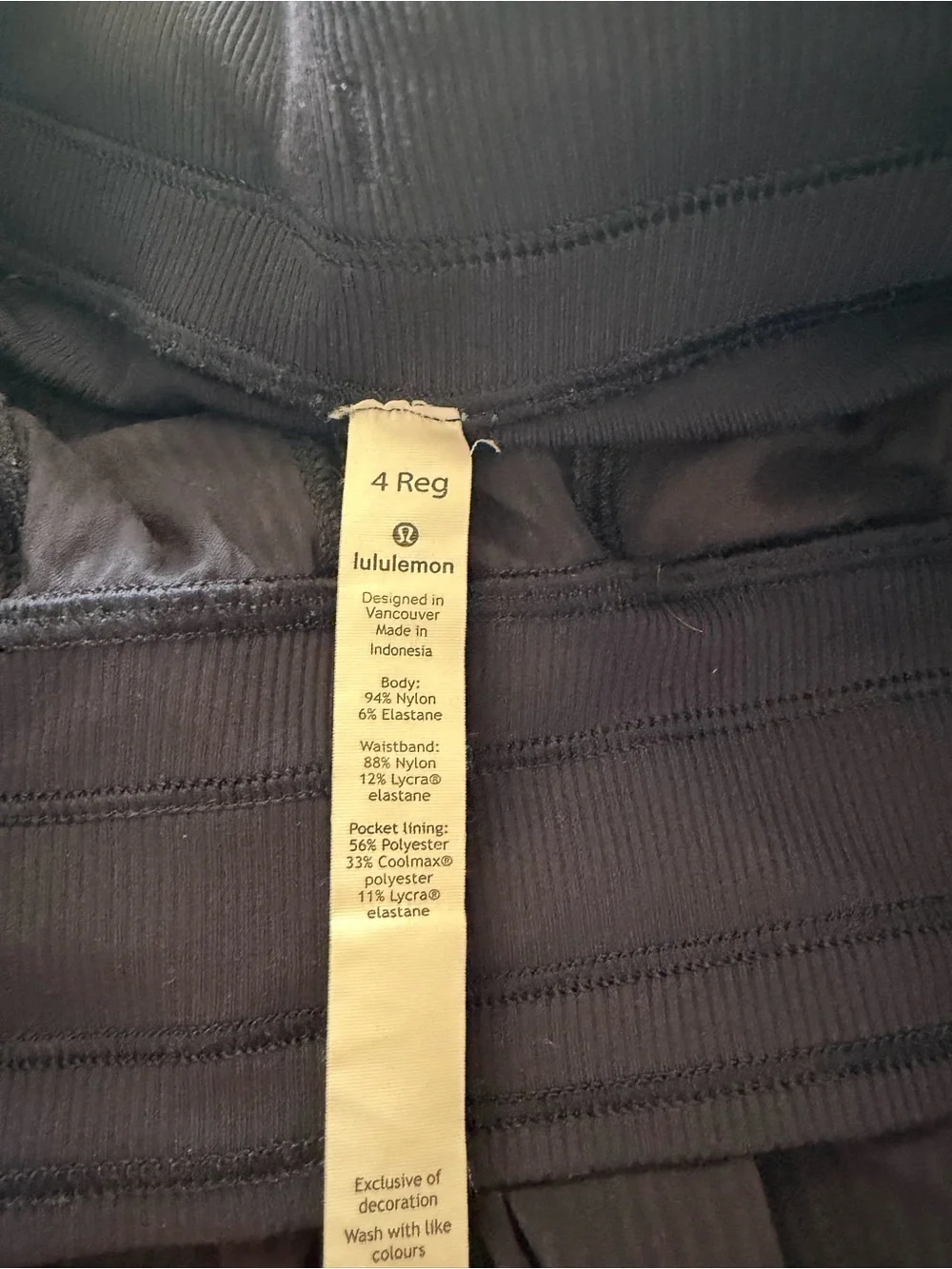 lululemon athletica Navy dance studio pants